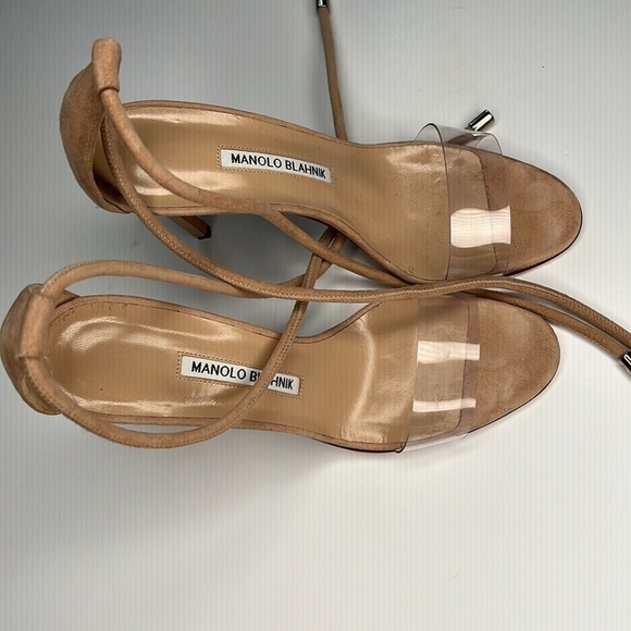 Manolo Blahnik Suede Sandals! - Picture 5 of 9